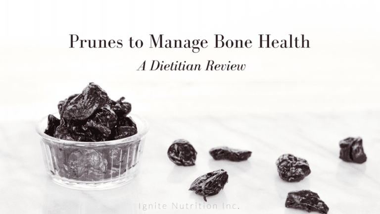 Wanting to look beyond calcium to prevent and even reverse bone loss? Eating 5-6 prunes daily can do just that! Find out more from Ignite Nutrition