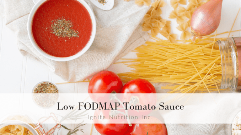 Ignite Nutrition, Andrea Hardy, YYC, Calgary, Tomato Sauce, Low-Fodmap, Nutrition, Pasta Sauce,