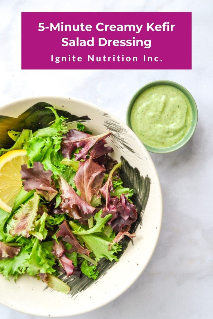 5Minute Creamy Kefir Salad Dressing Ignite Nutrition